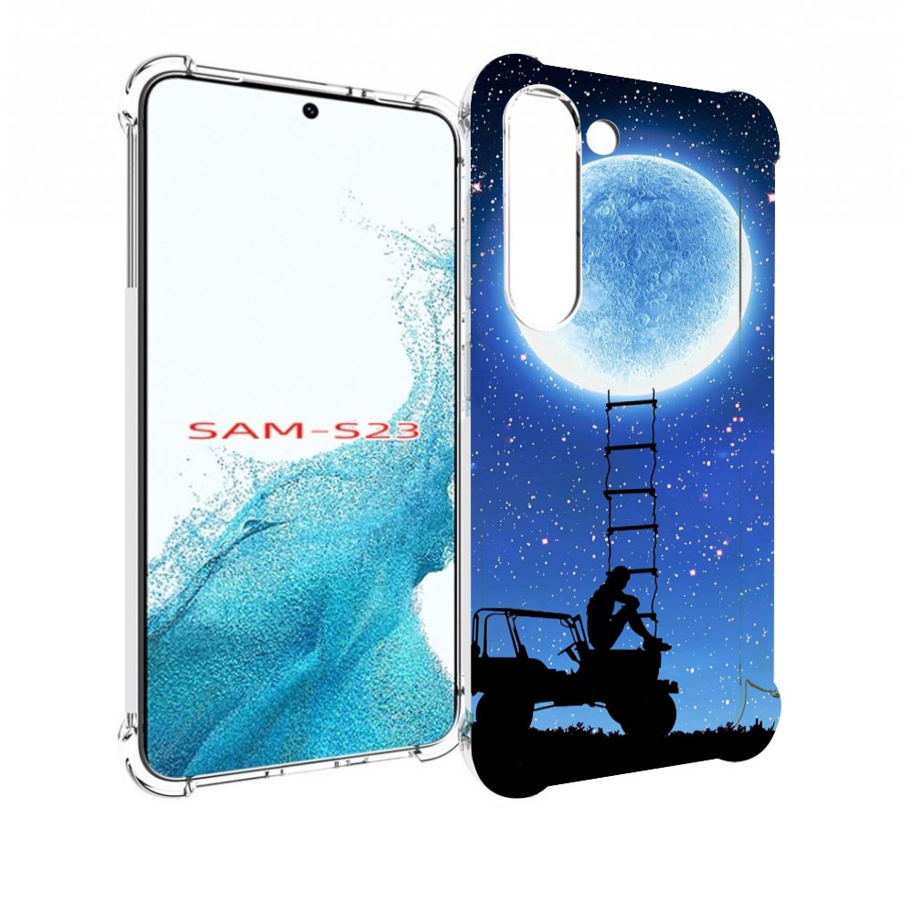 

Чехол MyPads Машина-на-лун для Samsung Galaxy S23, Прозрачный, Tocco