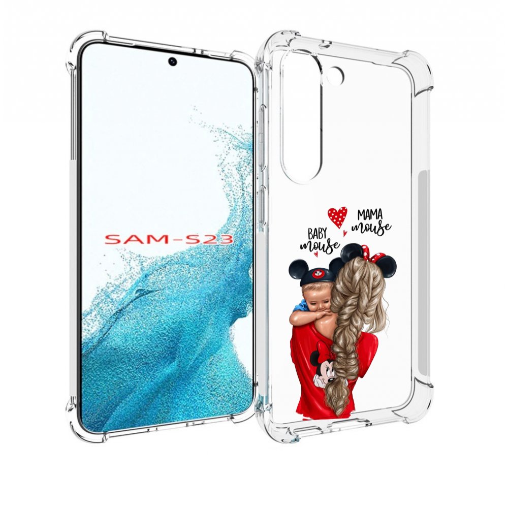 

Чехол MyPads Мама-маус женский для Samsung Galaxy S23, Прозрачный, Tocco