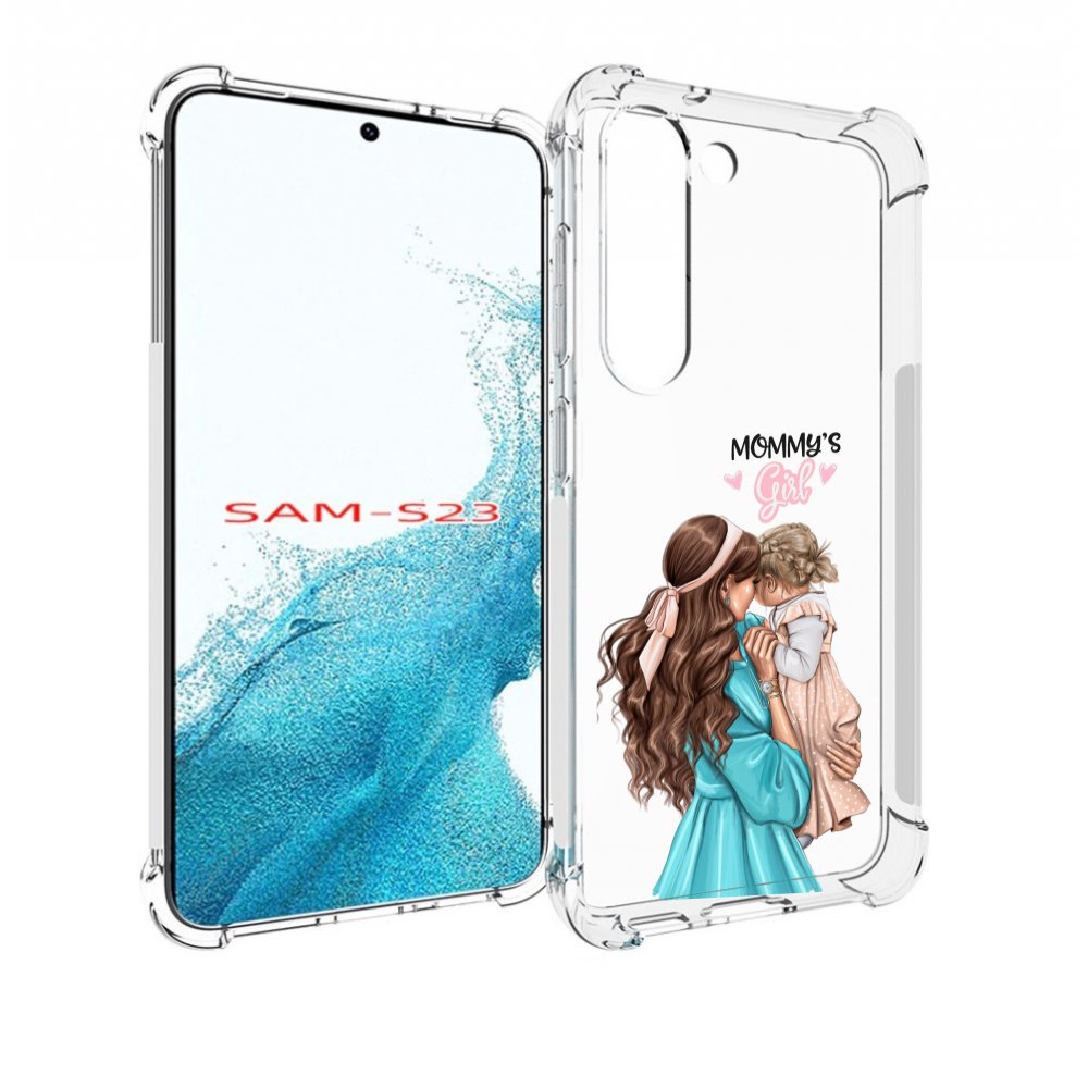 

Чехол MyPads Мама-девочки женский для Samsung Galaxy S23, Прозрачный, Tocco