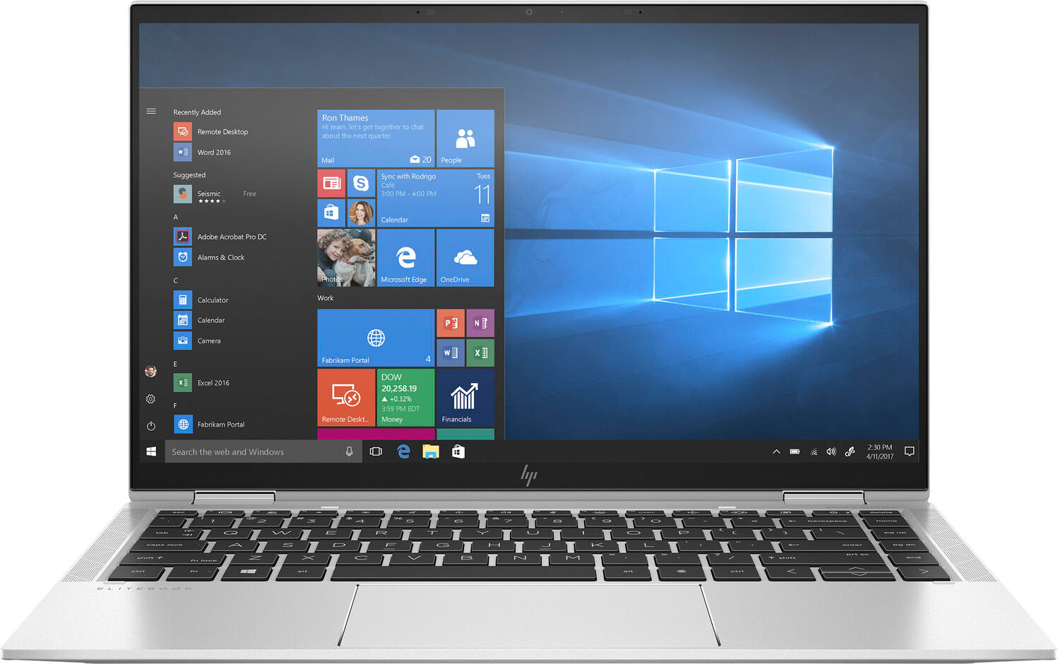 

Ноутбук-трансформер HP EliteBook x360 1040 G7 204K2EA Silver, x360 1040 G7