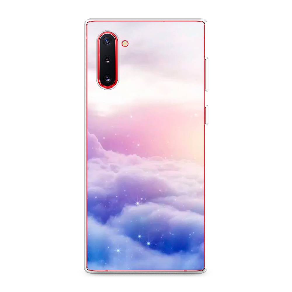 

Чехол на Samsung Galaxy Note 10 "Небеса", Голубой;белый;розовый, 28650-2