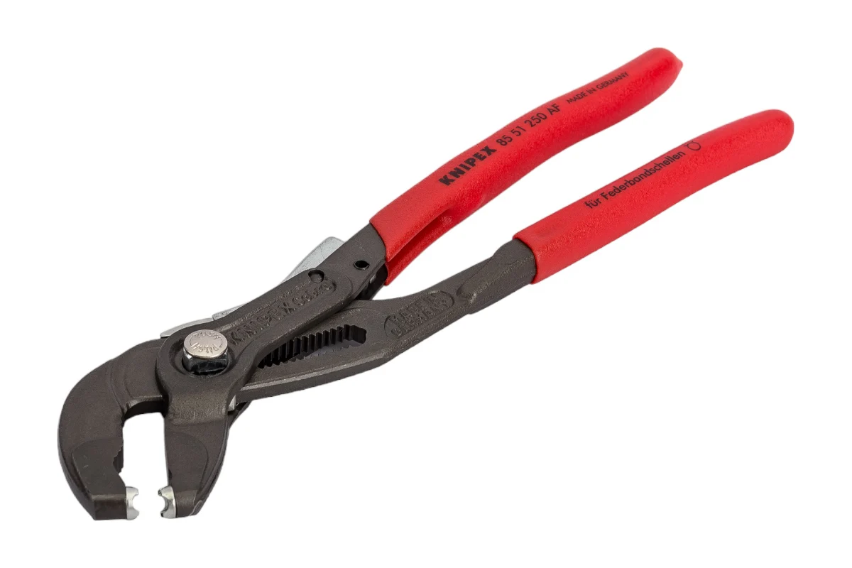 KNIPEX Щипцы хомутов пружинных d 70 мм зажим более 40 мм L-250 мм серые KN-8551250A 14615₽