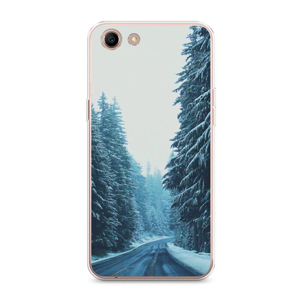 

Чехол для Oppo A83 "Зима 9", Бежевый;голубой;черный, 250150-2