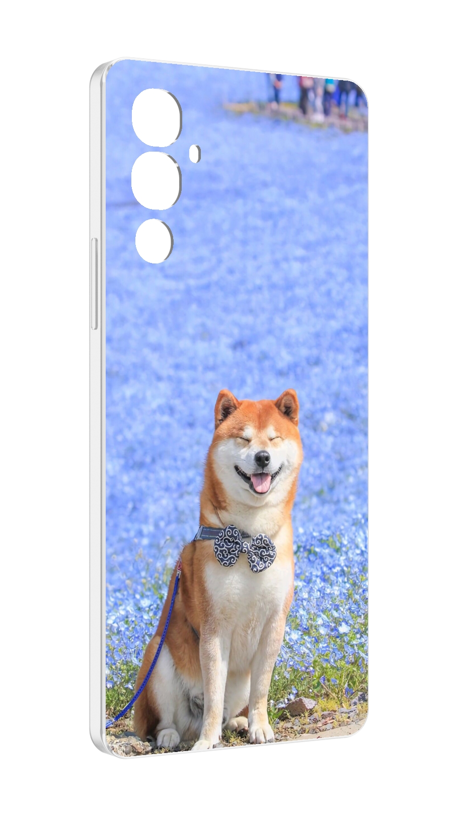 

Чехол MyPads сиба шиба ину 2 для Tecno Pova 4, Прозрачный, Tocco
