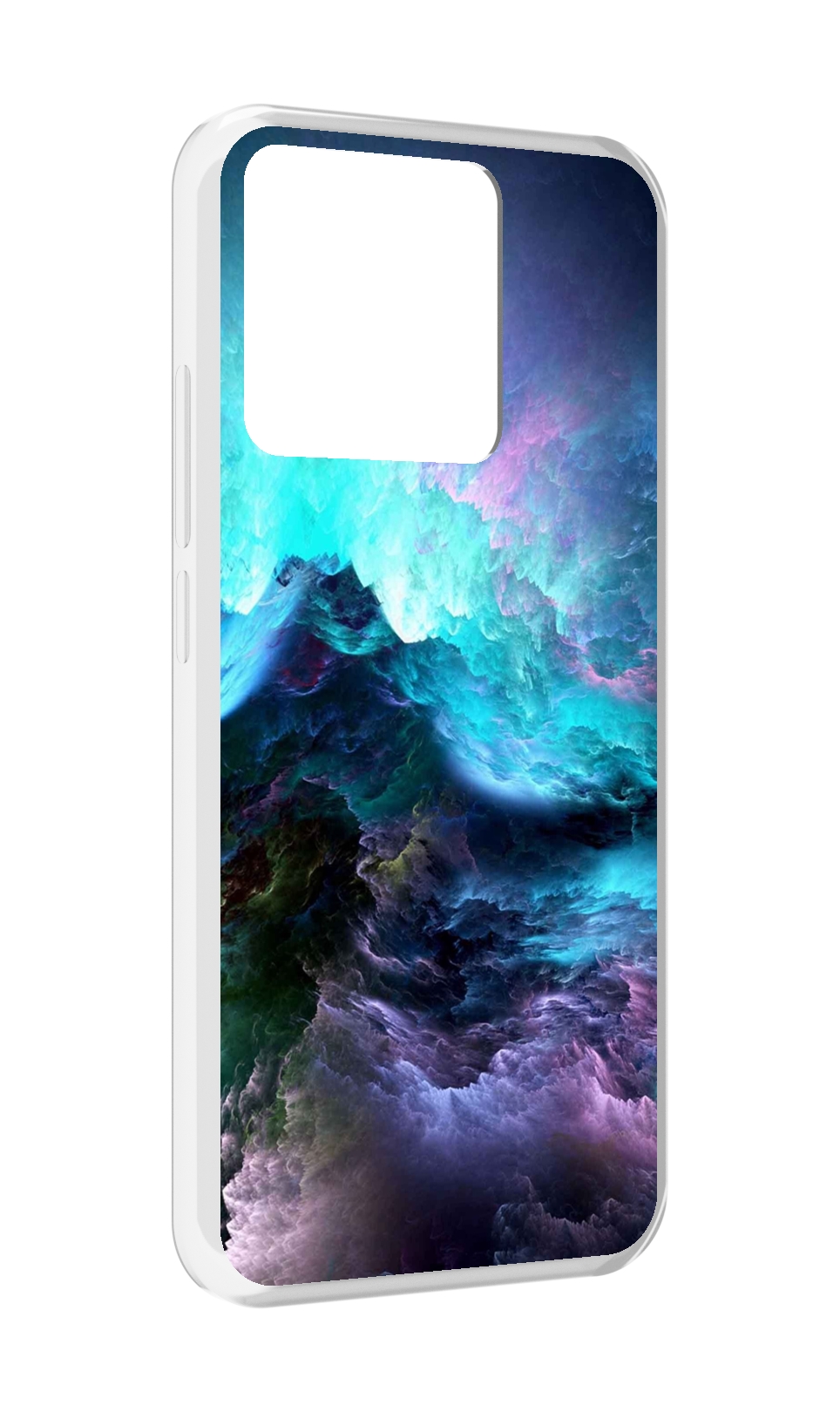 

Чехол MyPads Tocco для Xiaomi Redmi 10A Волна, Прозрачный, Tocco