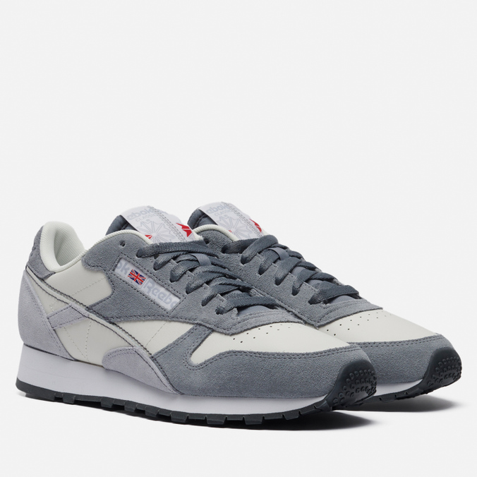 

Мужские кроссовки Reebok Classic Leather Make It Yours серый, размер 44.5 EU, Classic Leather Make It Yours