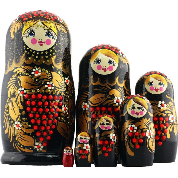 

Подарки Матрёшка "Рябина" (7 мест, 19 см)