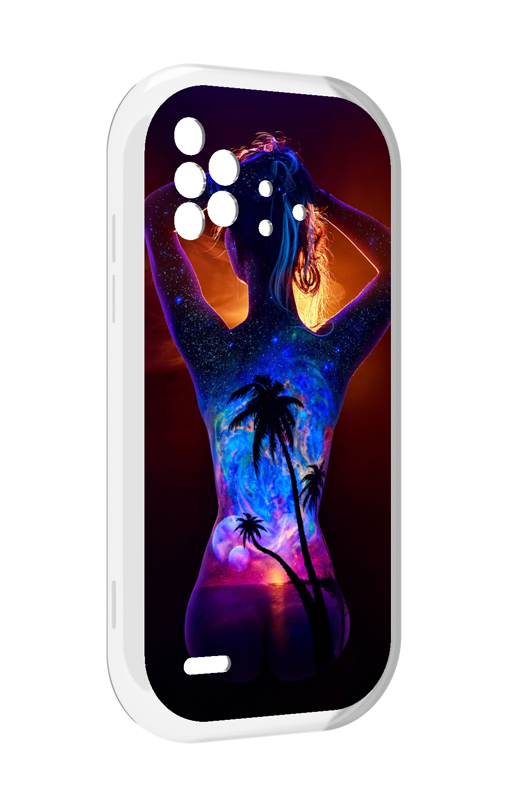 

Чехол MyPads Девушка-и-пальмы женский для UMIDIGI Bison X10 / X10 Pro, Прозрачный, Tocco