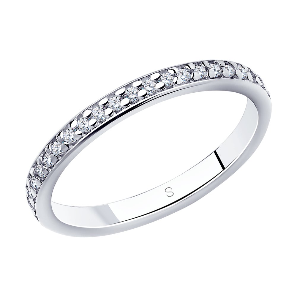

Кольцо из серебра р. 20,5 SOKOLOV 94010699, фианит, 94010699