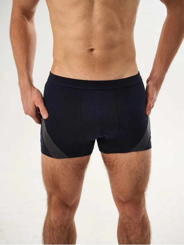 

Комплект трусов мужских WOO boxer_woo синих; серых 2XL, boxer_woo
