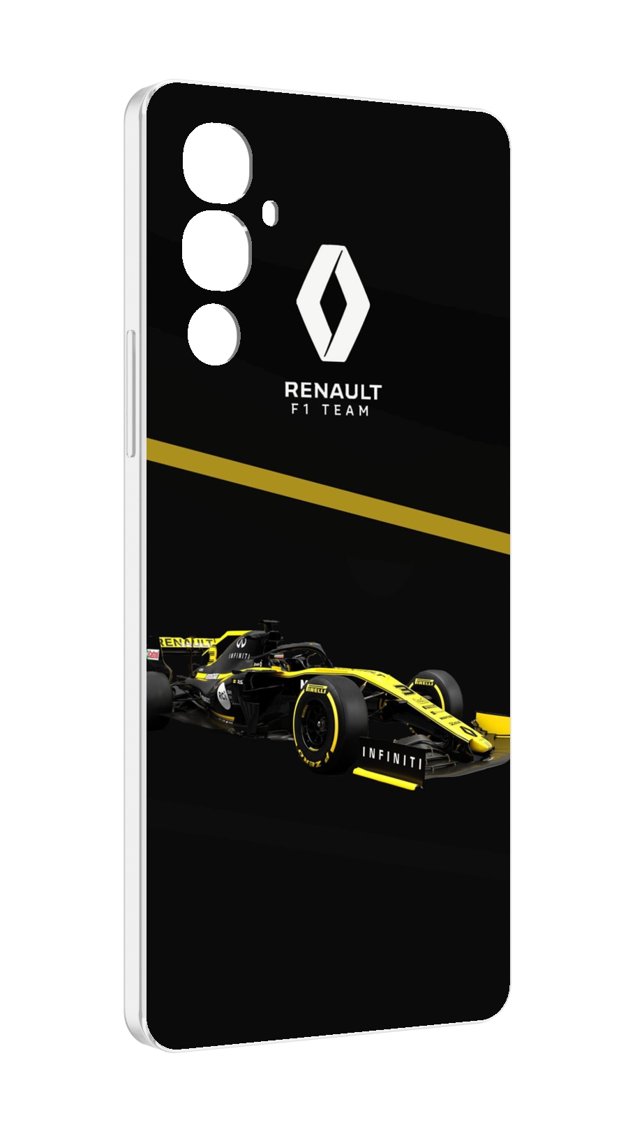 

Чехол Mypads Renault 2 Для Tecno Pova 4, Прозрачный, Tocco