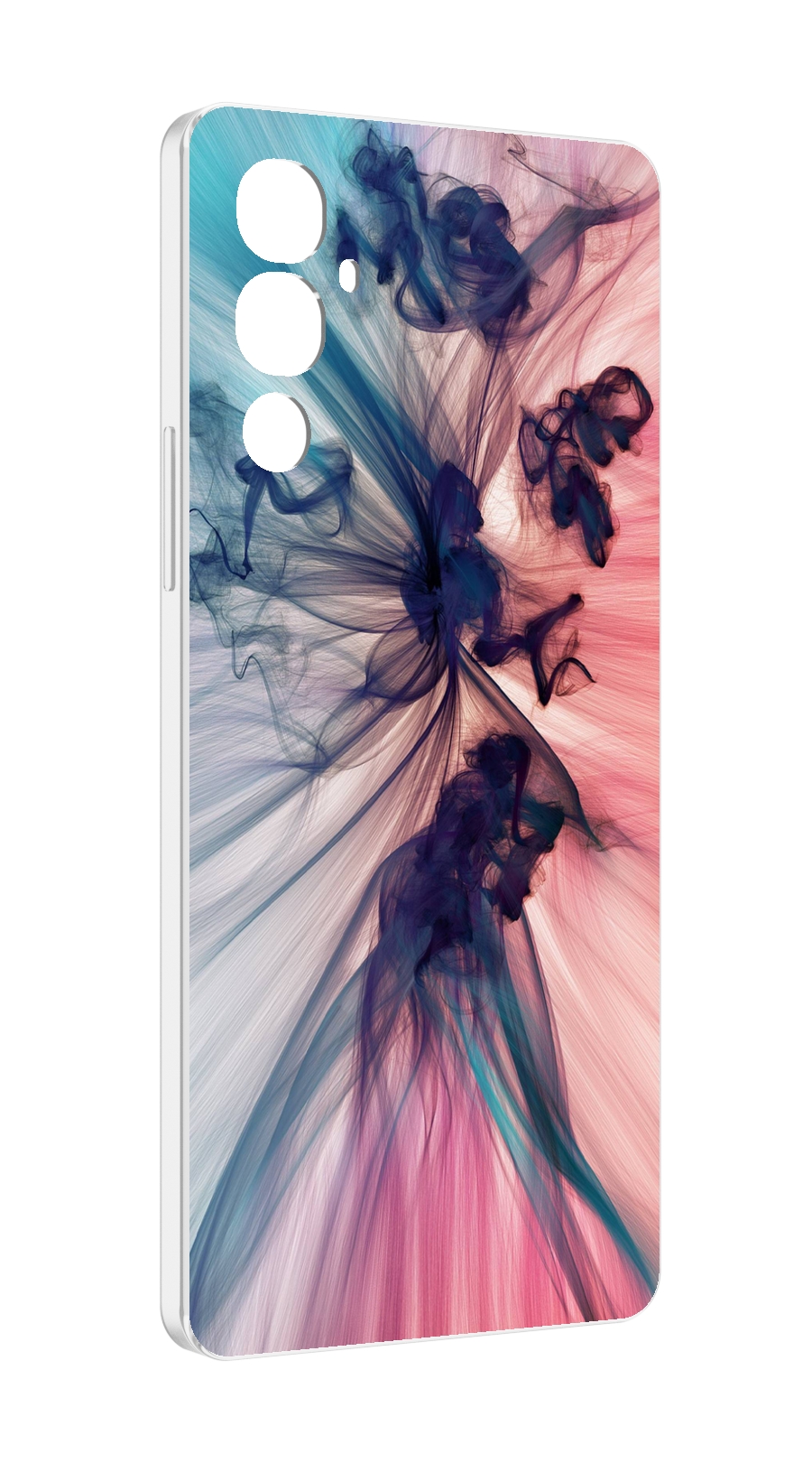 

Чехол MyPads разноцветный дым для Tecno Pova 4, Прозрачный, Tocco
