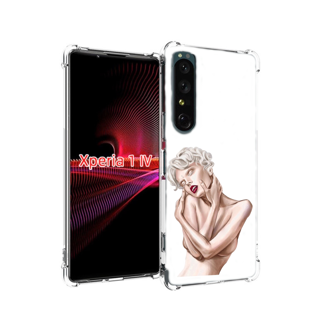 

Чехол накладка MyPads Мигера женский для Sony Xperia 1 IV, Прозрачный, Tocco