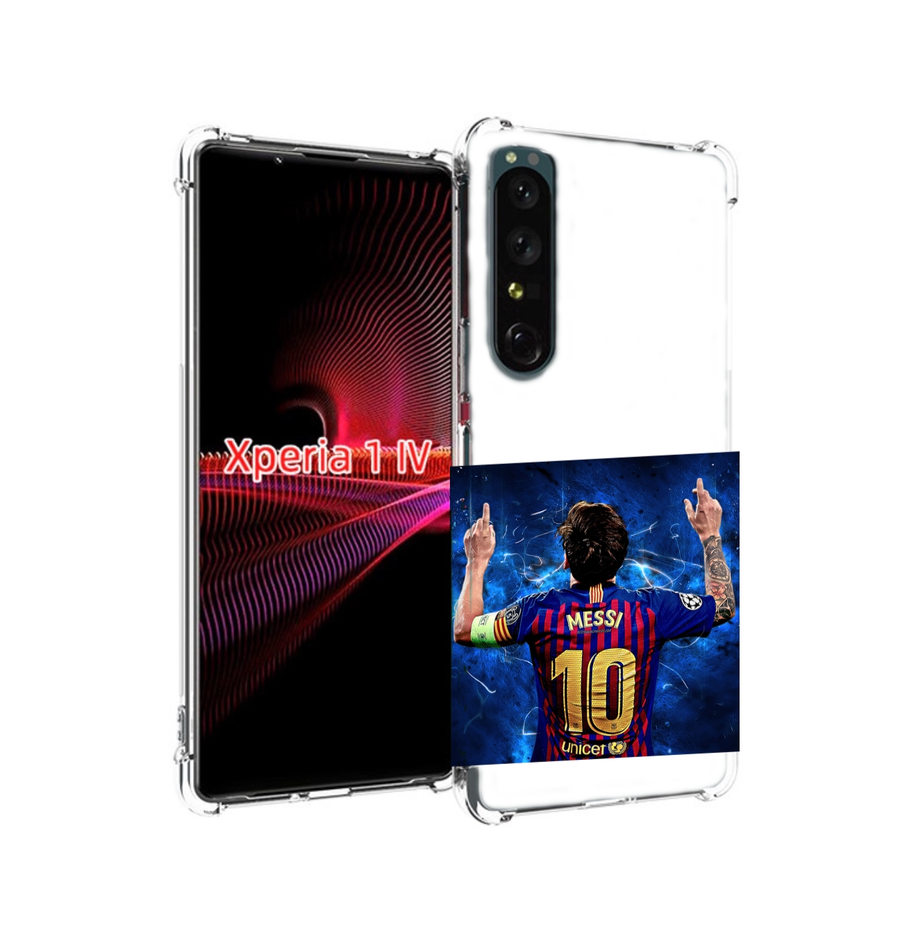 

Чехол накладка MyPads Месси-10 мужской для Sony Xperia 1 IV, Прозрачный, Tocco