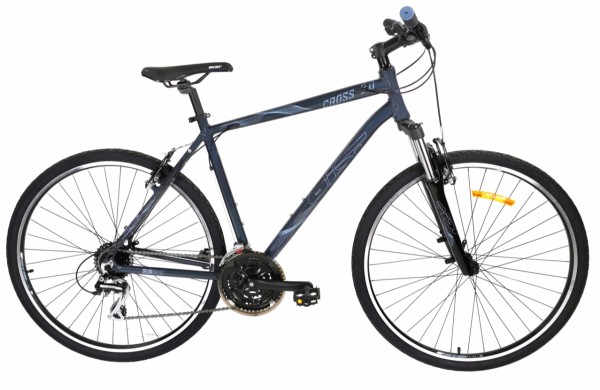 фото Велосипед aist cross 2.0 28 размер рамы 21 цвет серый