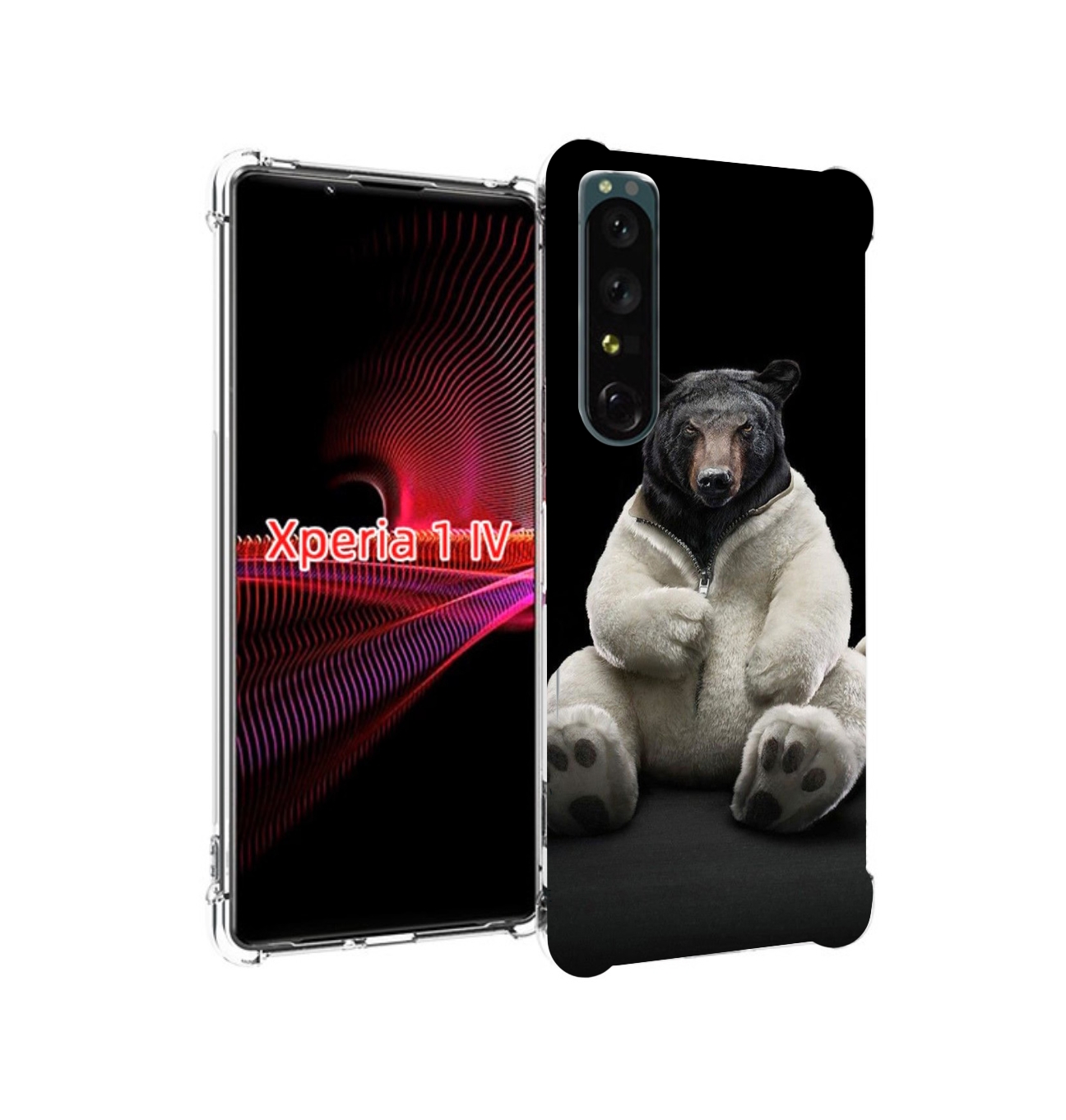 

Чехол накладка MyPads Медведь-бурый-белый для Sony Xperia 1 IV, Прозрачный, Tocco