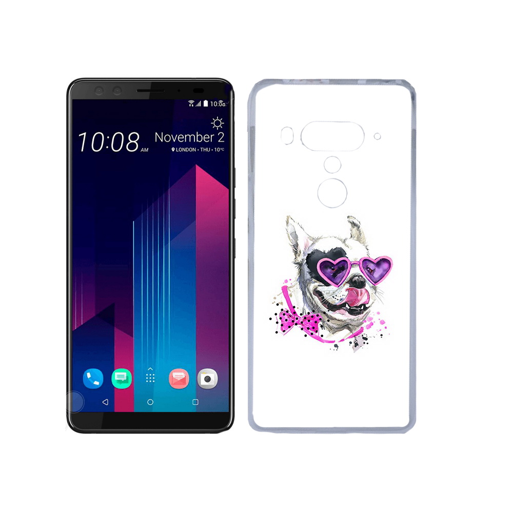 

Чехол MyPads Tocco для HTC U12+ акварельный пёс, Прозрачный, Tocco