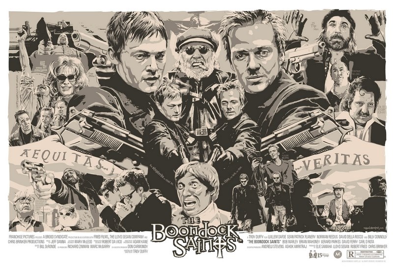 

Постер к фильму "Святые из Бундока" (The Boondock Saints) 50x70 см