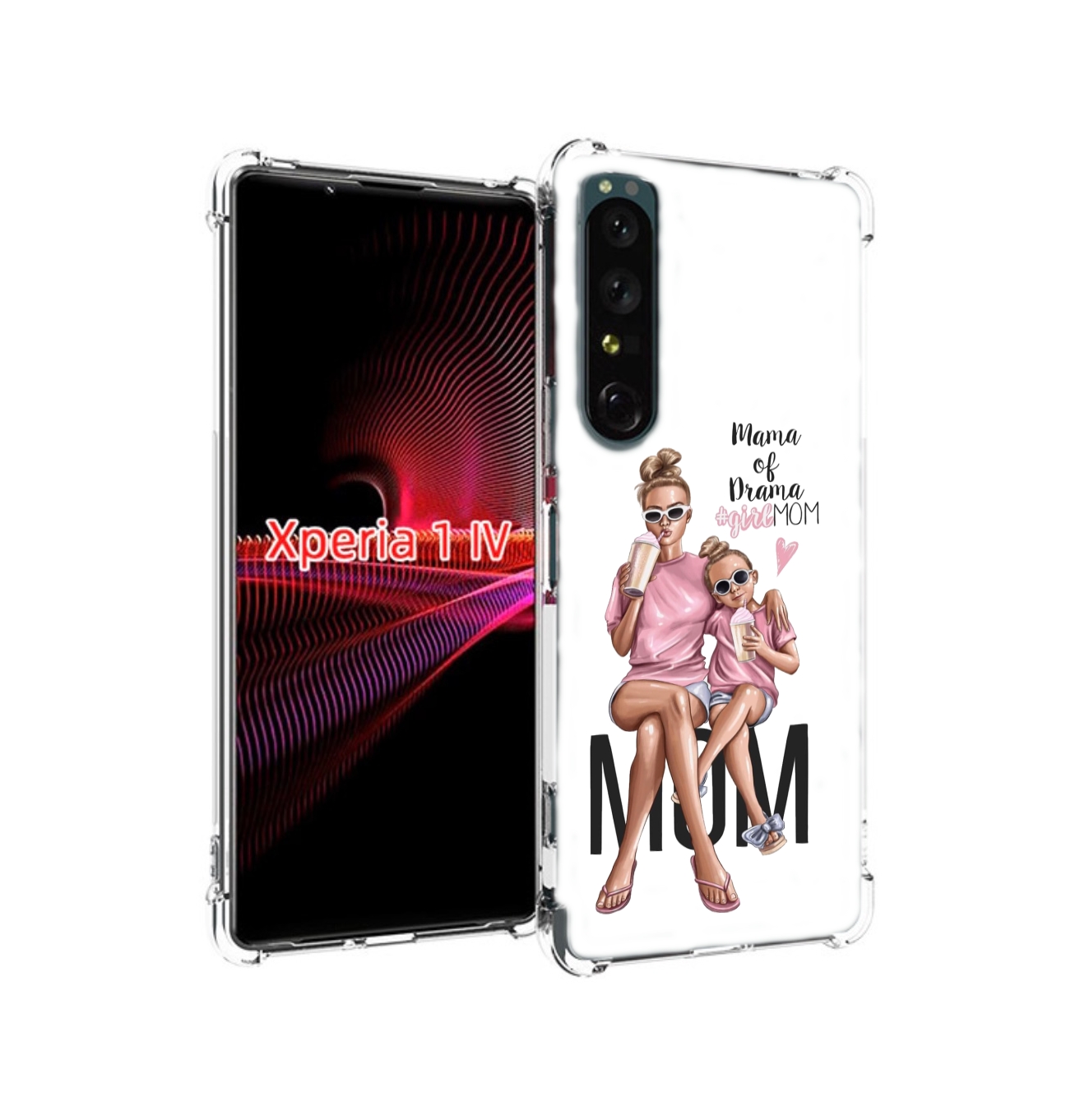 

Чехол накладка MyPads Мама-мечты женский для Sony Xperia 1 IV, Прозрачный, Tocco
