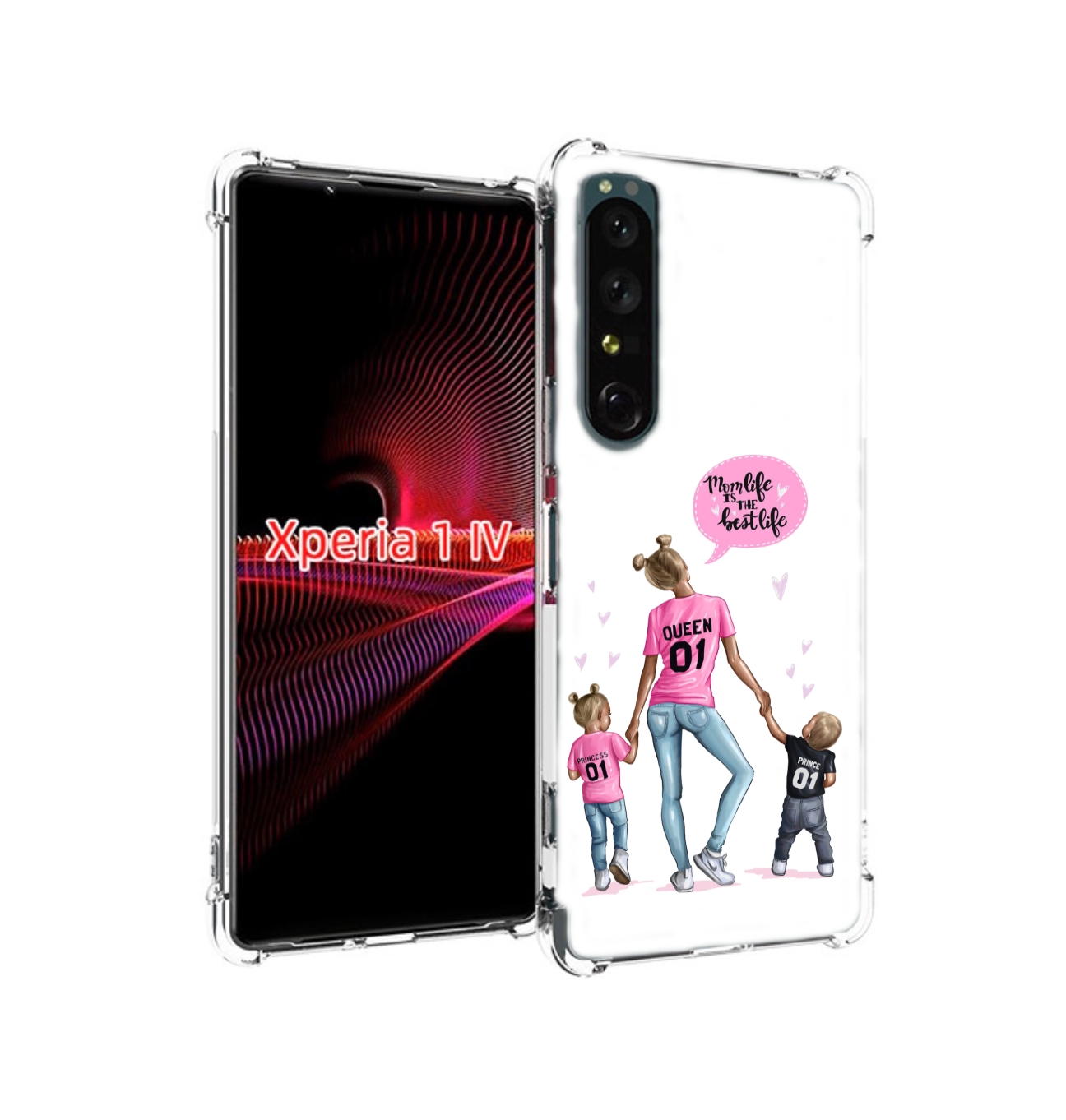 

Чехол накладка MyPads Мама-королева женский для Sony Xperia 1 IV, Прозрачный, Tocco