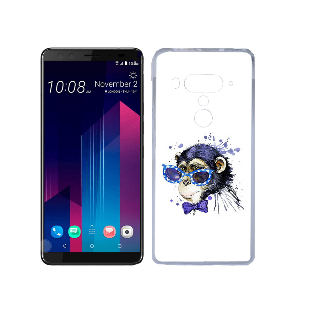 

Чехол MyPads Tocco для HTC U12+ акварельная обезьяна, Прозрачный, Tocco