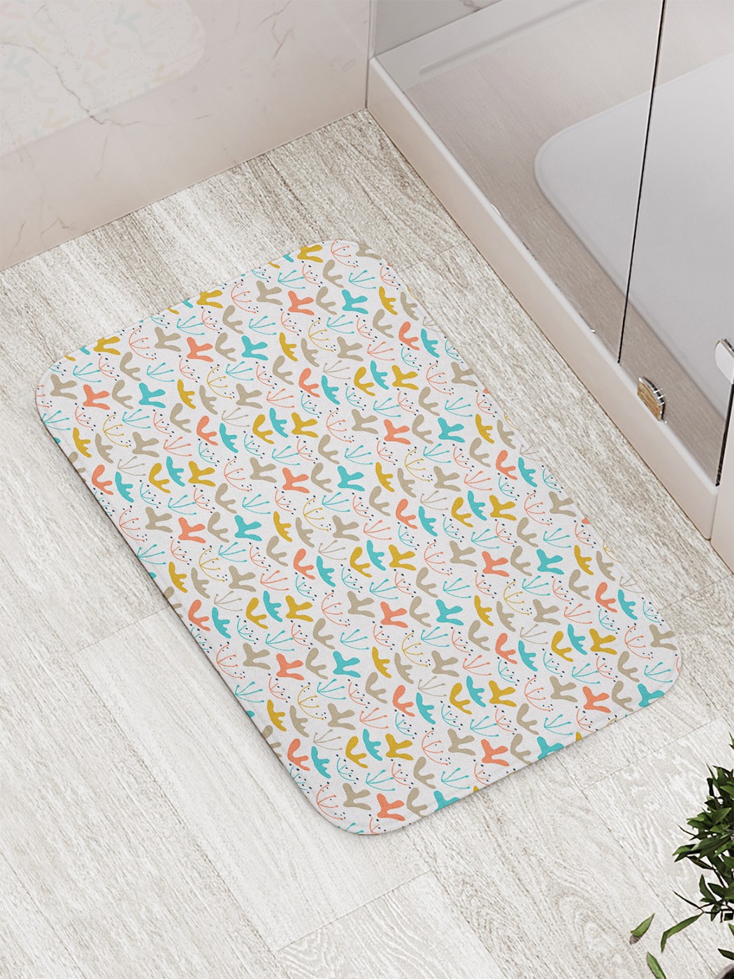 

Коврик противоскользящий для ванной, сауны, бассейна, 77х52 см bath_81855 JoyArty