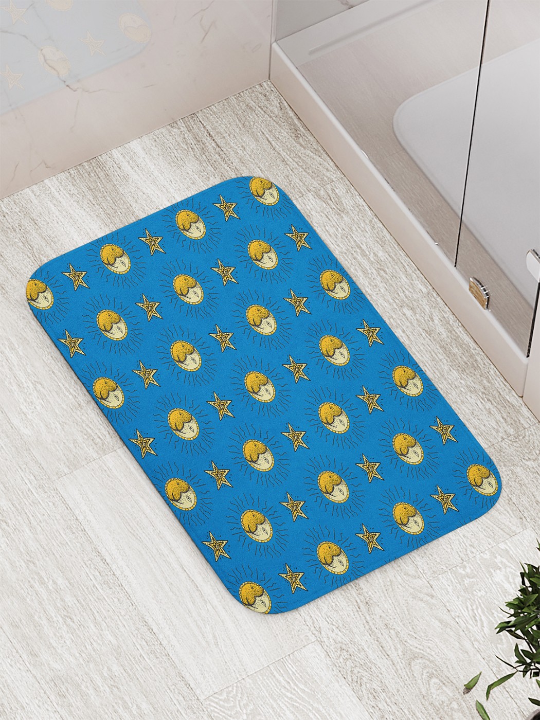 

Коврик противоскользящий для ванной, сауны, бассейна, 77х52 см bath_81854 JoyArty