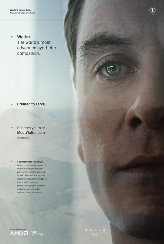 

Постер к фильму "Чужой: Завет" (Alien Covenant) Оригинальный 68,6x101,6 см