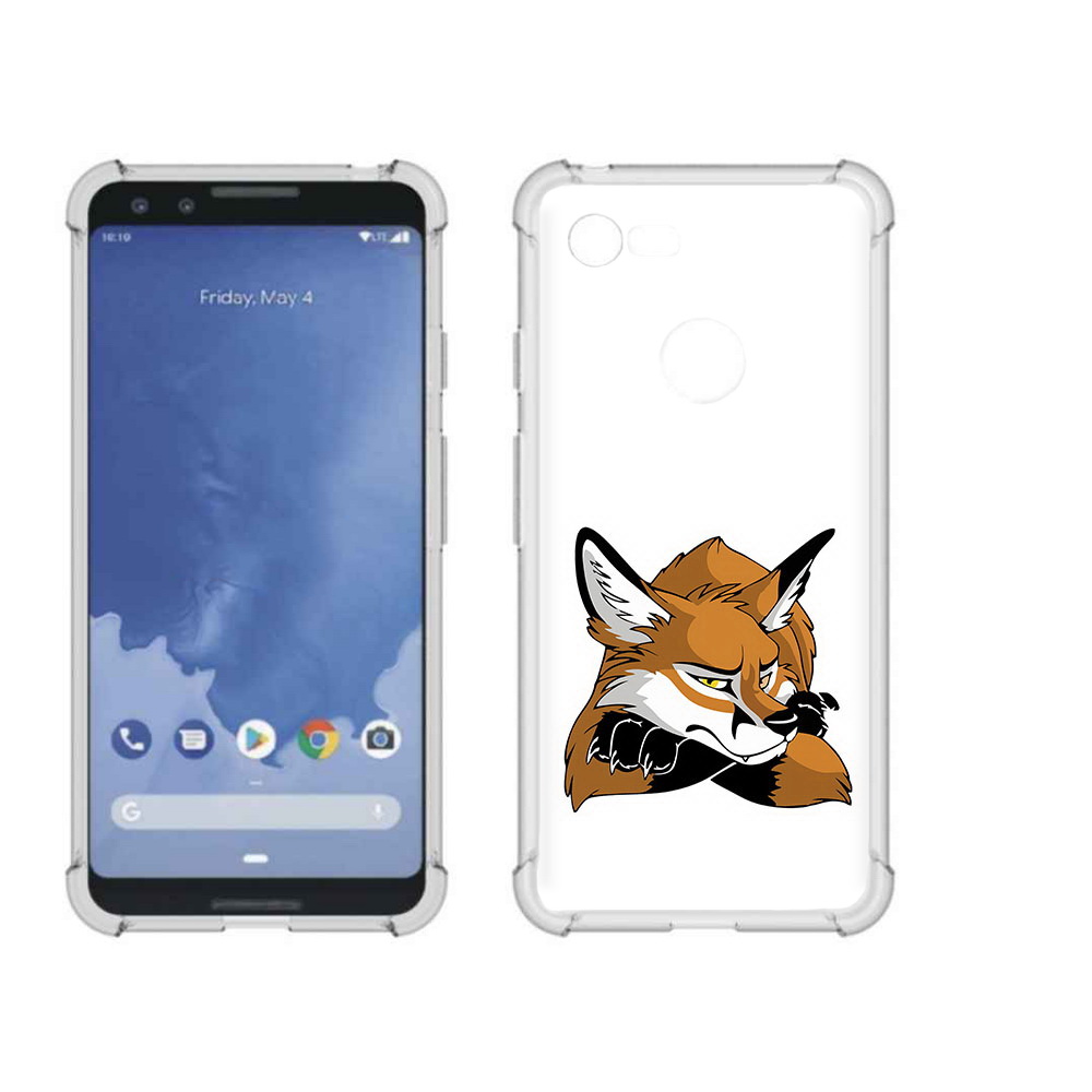 

Чехол MyPads Tocco для Google Pixel 3 фокс, Прозрачный, Tocco