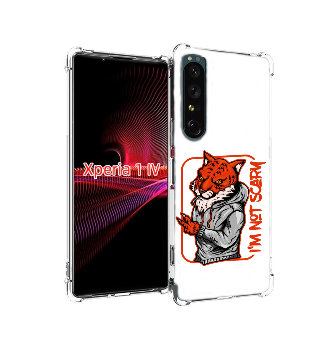 

Чехол накладка MyPads Лис для Sony Xperia 1 IV, Прозрачный, Tocco