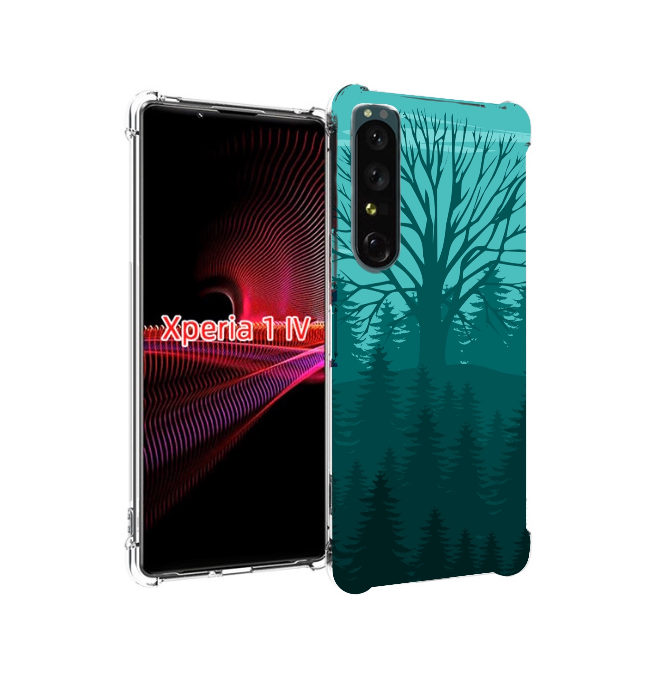 

Чехол накладка MyPads Лес для Sony Xperia 1 IV, Прозрачный, Tocco
