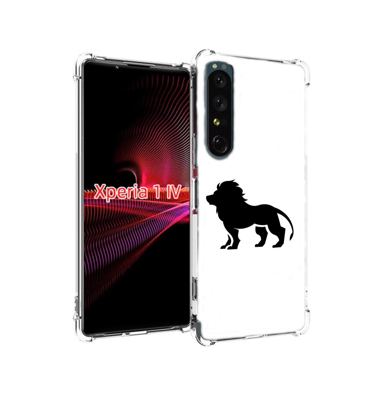 

Чехол накладка MyPads Лев для Sony Xperia 1 IV, Прозрачный, Tocco