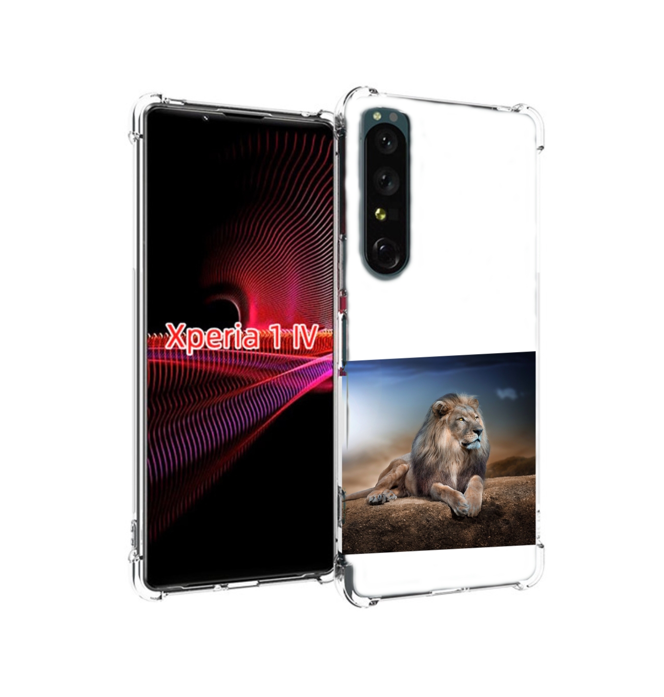 

Чехол накладка MyPads Лев-наблюдает для Sony Xperia 1 IV, Прозрачный, Tocco