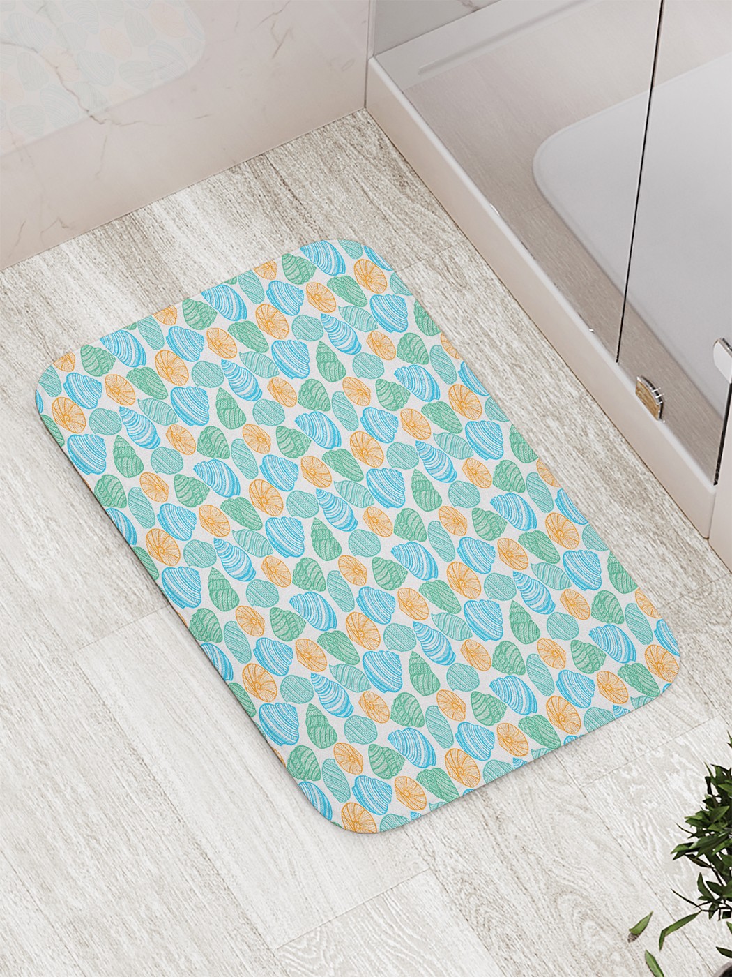 

Коврик противоскользящий для ванной, сауны, бассейна, 77х52 см bath_81745 JoyArty