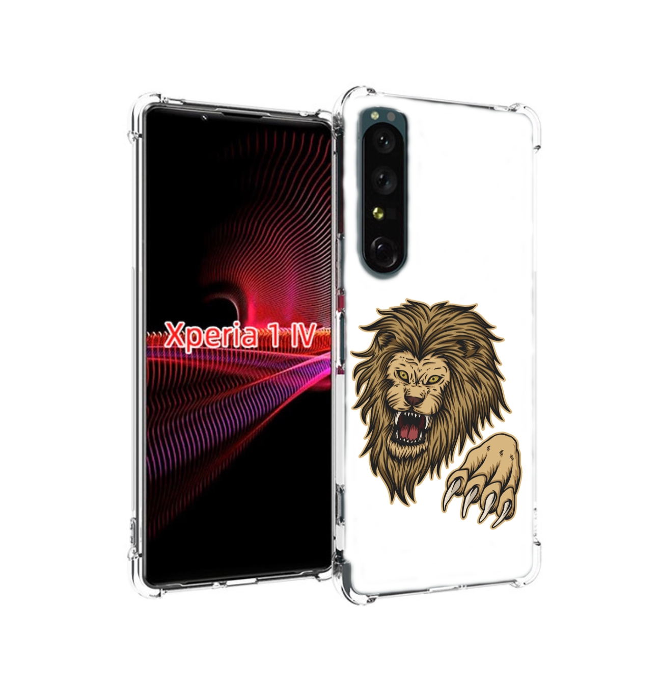 

Чехол накладка MyPads Лев-завоеватель мужской для Sony Xperia 1 IV, Прозрачный, Tocco