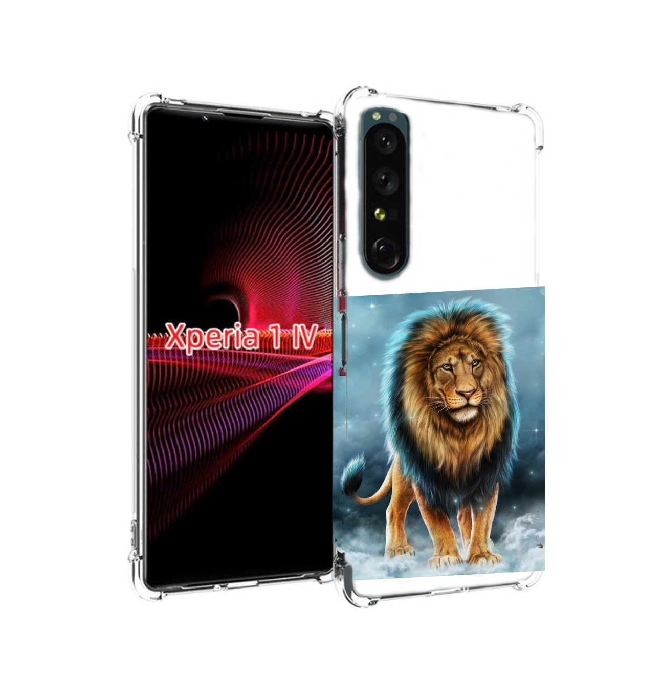 

Чехол накладка MyPads Лев-в-тумане для Sony Xperia 1 IV, Прозрачный, Tocco
