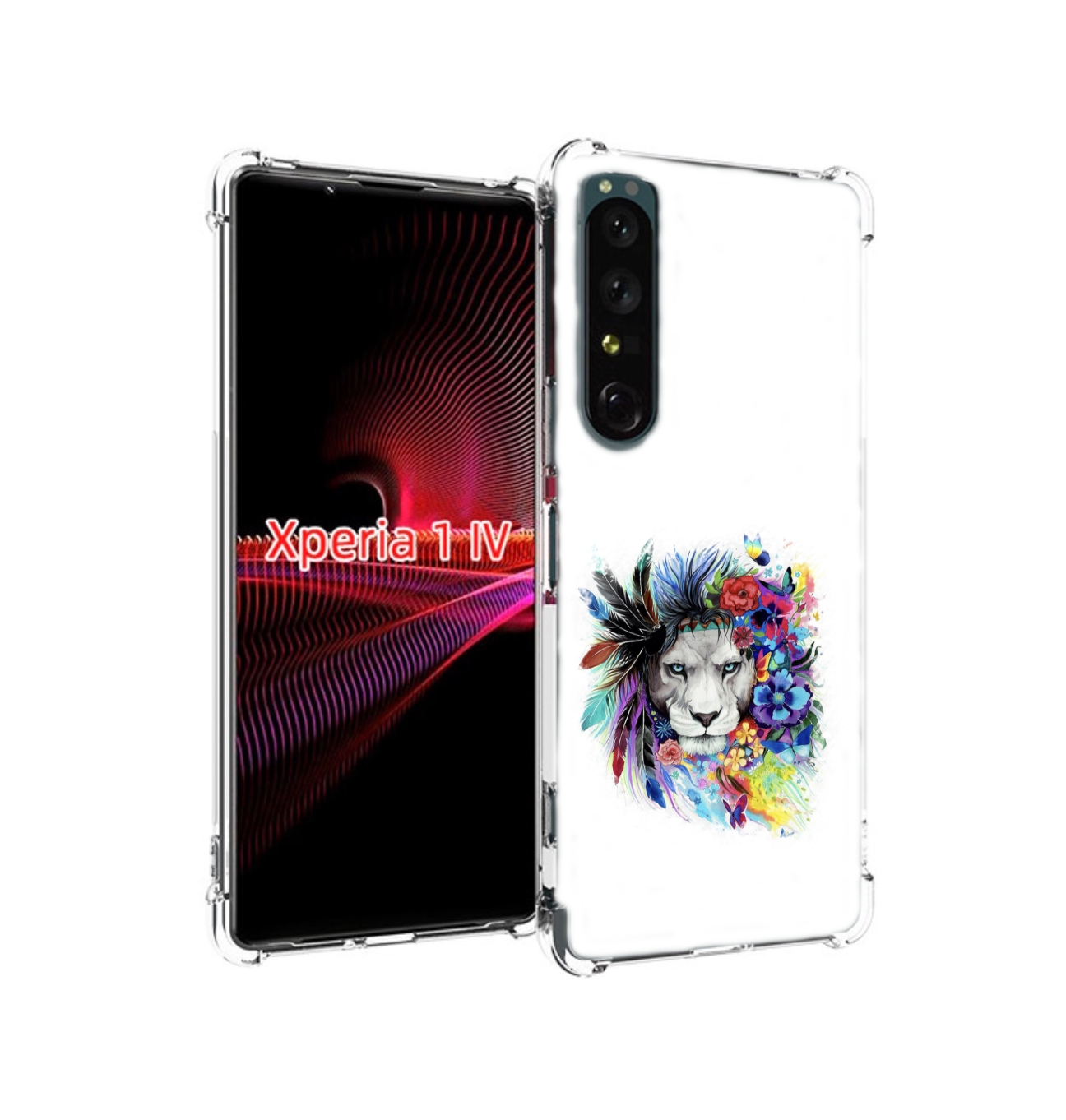 

Чехол накладка MyPads Лев 2 для Sony Xperia 1 IV, Прозрачный, Tocco