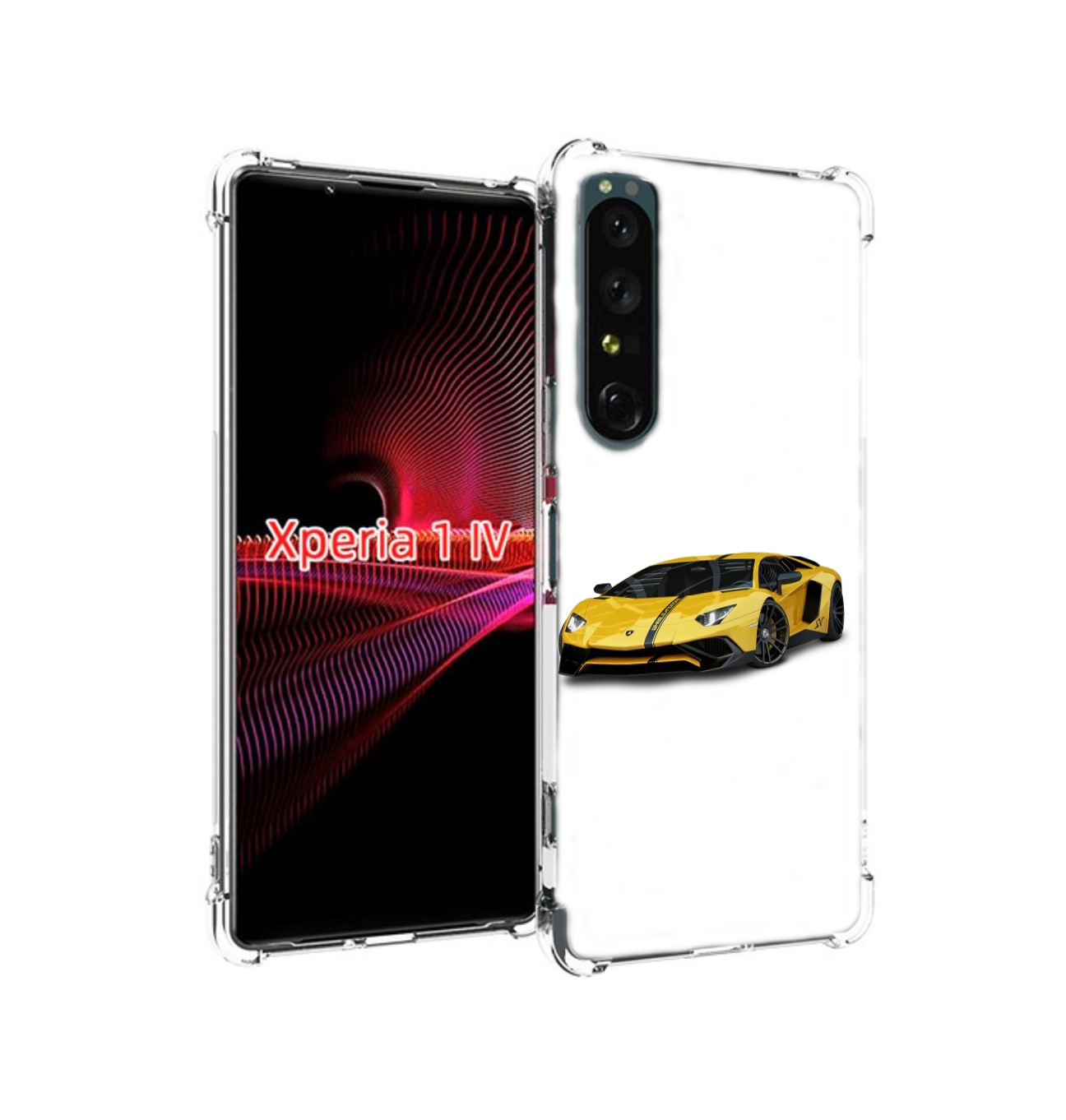 Чехол накладка MyPads Ламбо мужской для Sony Xperia 1 IV