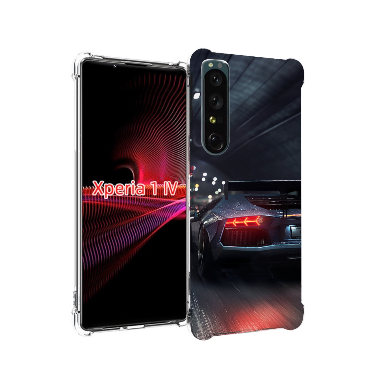 

Чехол накладка MyPads Lamborghini мужской для Sony Xperia 1 IV, Прозрачный, Tocco