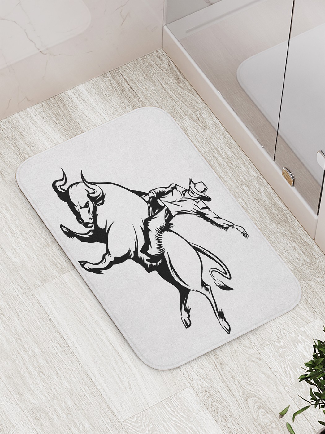 

Коврик противоскользящий для ванной, сауны, бассейна, 77х52 см bath_81692 JoyArty
