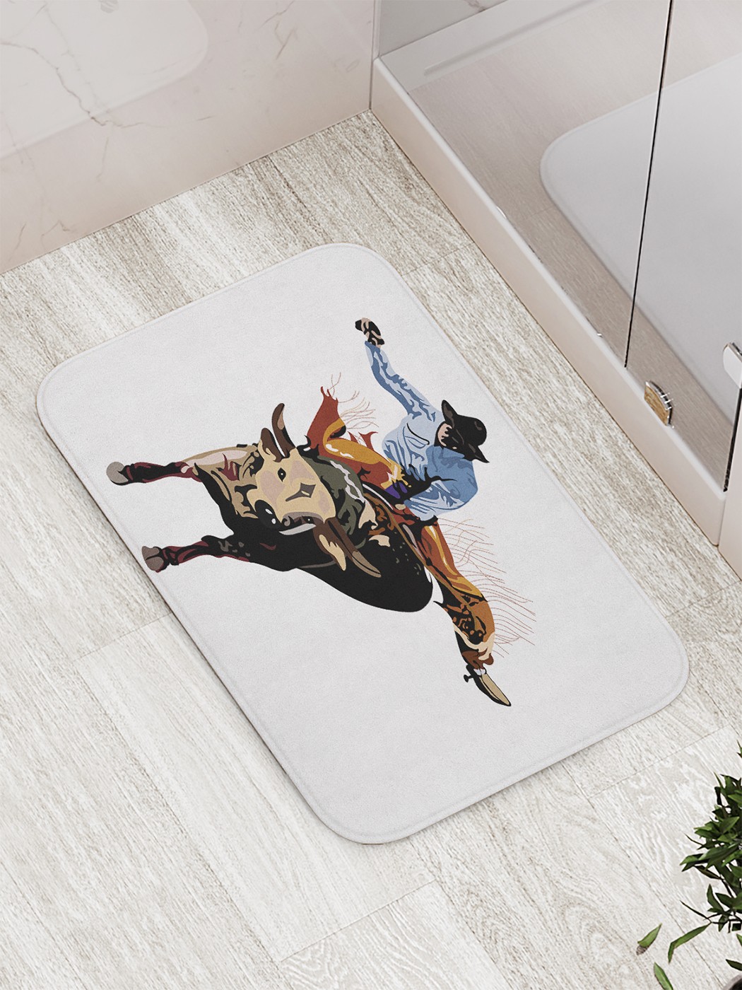 

Коврик противоскользящий для ванной, сауны, бассейна, 77х52 см bath_81686 JoyArty