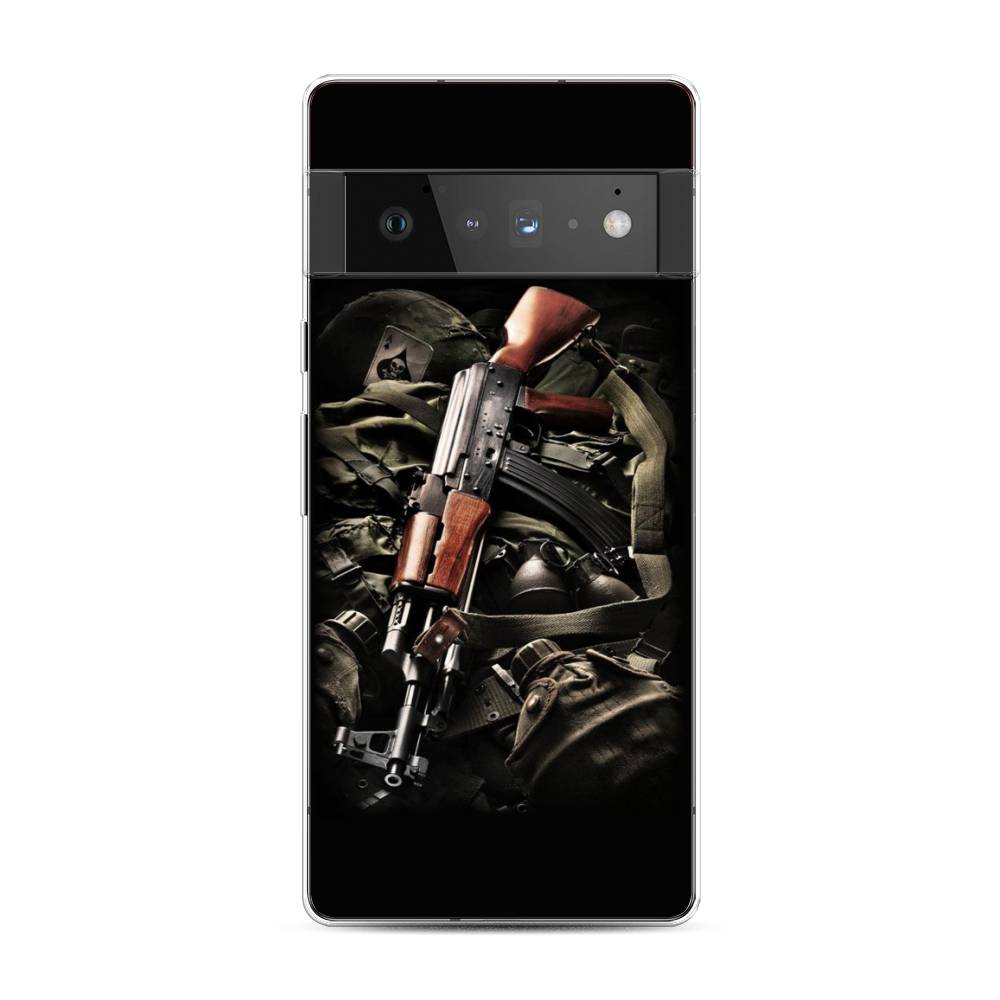 фото Силиконовый чехол "автомат" на google pixel 6 pro awog