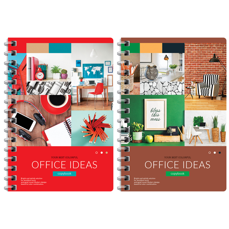 

Записная книжка ArtSpace Офис Сolorful Ideas A6 10 x 14,5 см в клетку 120 л в ассортименте