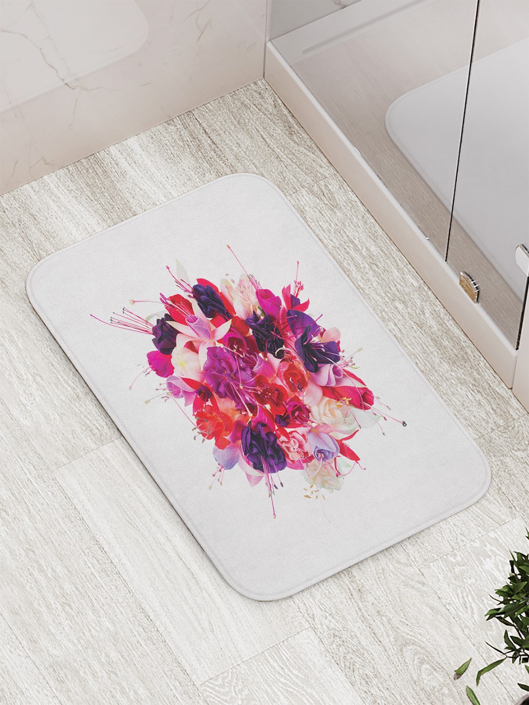 

Коврик противоскользящий для ванной, сауны, бассейна, 77х52 см bath_81640 JoyArty
