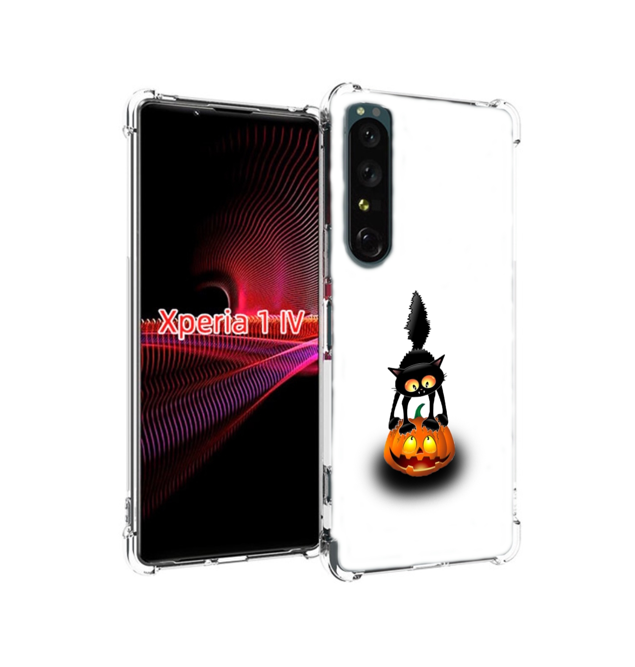 

Чехол накладка MyPads Котик с тыквой для Sony Xperia 1 IV, Прозрачный, Tocco