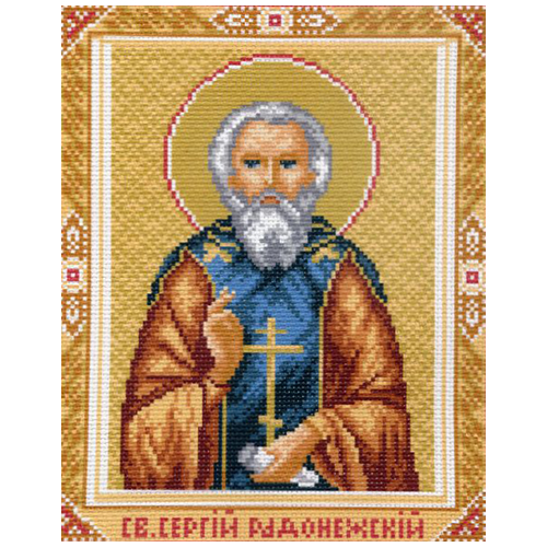 

Канва с рисунком Матренин посад 'Св.Сергий Радонежский' 20*25см (28*37см) 726-1