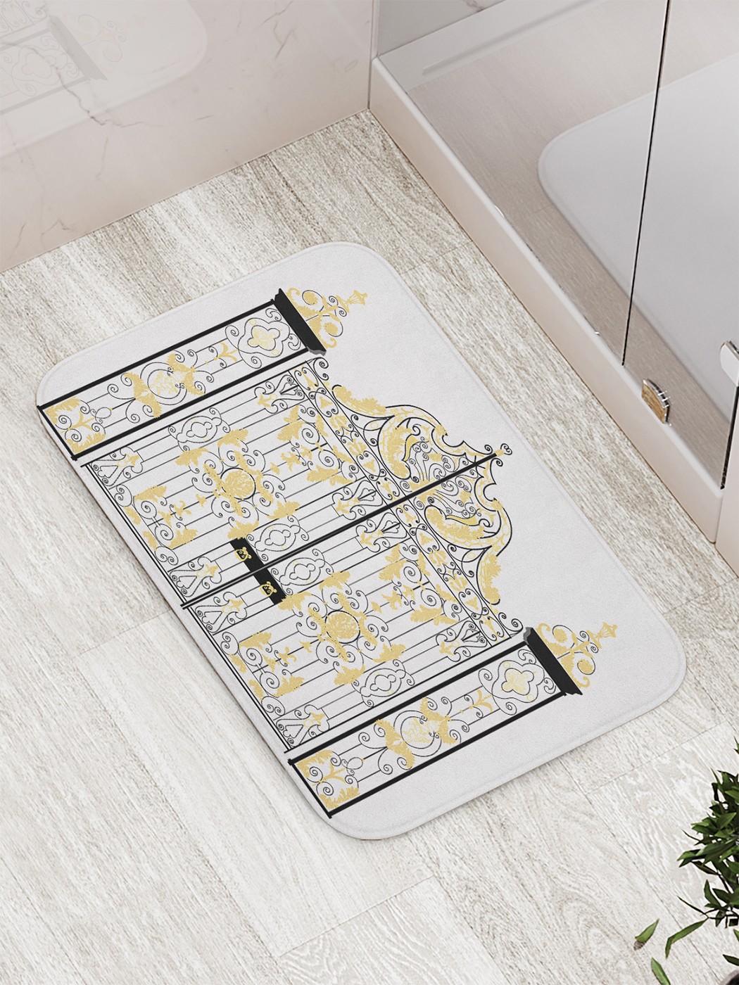 

Коврик противоскользящий для ванной, сауны, бассейна, 77х52 см bath_81618 JoyArty