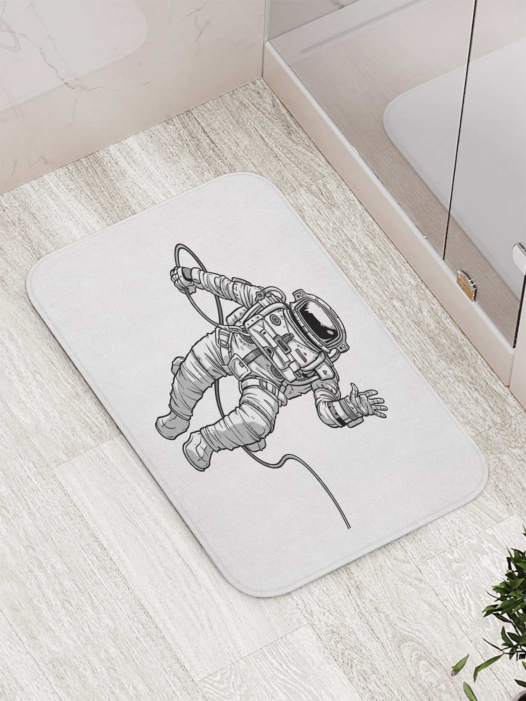 

Коврик противоскользящий для ванной, сауны, бассейна, 77х52 см bath_81558 JoyArty