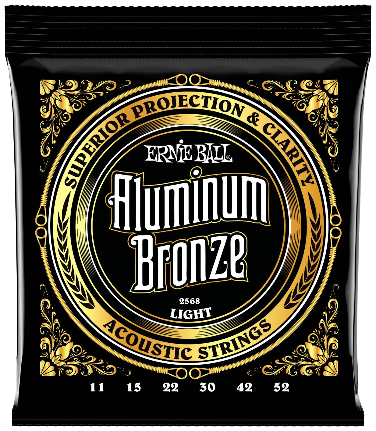 Ernie Ball 2568 Струны для акустической гитары ALUMINUM BRONZE LIGHT