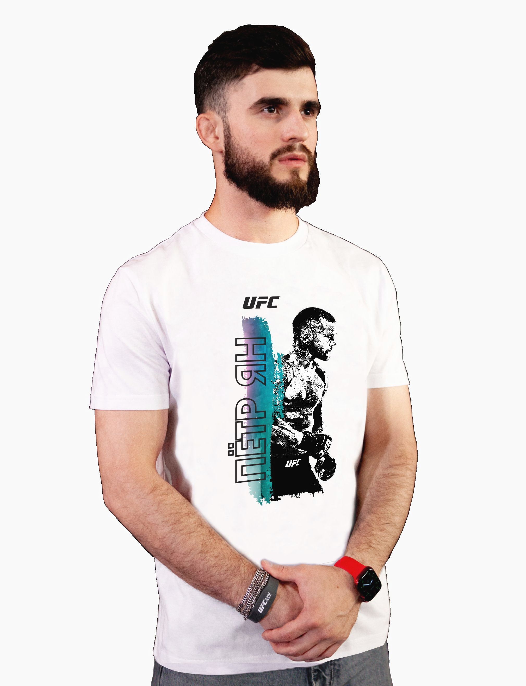

Футболка мужская UFC UFCTSWH001114P белая XL, UFCTSWH001114P